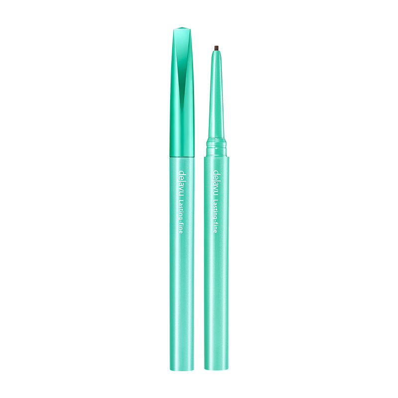 Dejavu Lasting-fine E Cream Pencil #2 Dark Brown 0.15 g อายไลเนอร์แบบหมุน ให้เส้นเรียวเล็กไปจนถึงเส้นหนา กันน้ำขั้นสุด ไม่เลอะ ไม่ซีดจาง